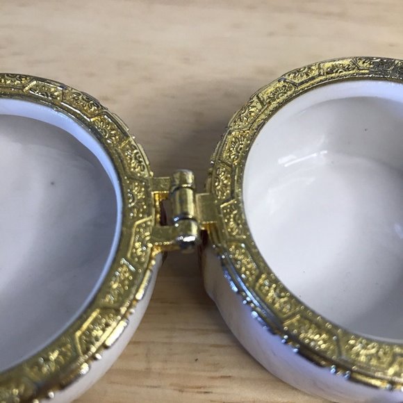 Trinket Box Keepsake Gift Ceramic Hinged - Picture 6 of 10